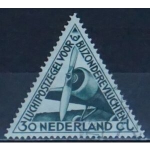 NVPH - LP  10, Airmail stamp (Netherlands), Issued in the year:  1933, Used (U)