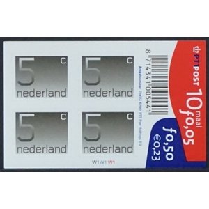 NVPH -  1108b, Kleinbogen (Niederlande), Ausgegeben im Jahr:  2001, Postfrisch (MNH)