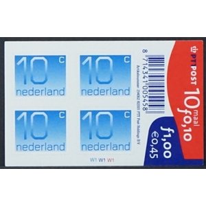 NVPH -  1109b, Kleinbogen (Niederlande), Ausgegeben im Jahr:  2001, Postfrisch (MNH)