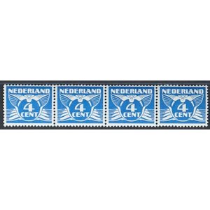 NVPH -   176, Postzegel (Nederland), Uitgegeven in de jaren:  1926-1935, Postfris (MNH) - Blok van 4