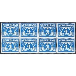 NVPH -   176, Postage stamp (Netherlands), Issued in the years:  1926-1935, Mint Not Hinghed (MNH) - Block van 8