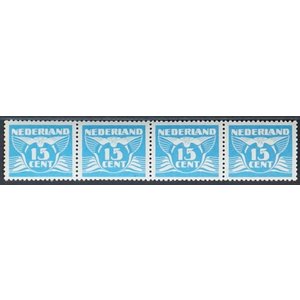 NVPH -   384, Timbre (Pays-Bas), Émis de l'année:  1941, Neuf sans Charnière (MNH) - Bloc van 4