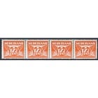 NVPH -   385, Briefmarke (Niederlande), Ausgegeben im Jahr:  1941, Postfrisch (MNH) - Block van 4