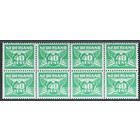 NVPH -   390, Postzegel (Nederland), Uitgegeven in het jaar:  1941, Postfris (MNH) - Blok van 8