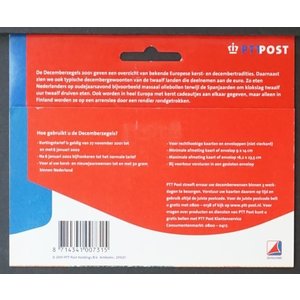 NVPH -  2014-2033, Mailer (Netherlands), Issued in the year:  2001, Mint Not Hinghed (MNH) - PTT Post
