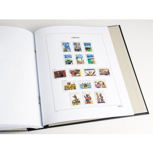Supplement year: 2022 - Curaçao - type: DeLuxe - sheets for Basic album, N°: 2022 1-3, C1, 2021-B2 (5 pcs.) - Davo (2 Holes)