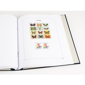 Supplement year: 2022 - Suriname - type: DeLuxe - sheets for Basic album, N°: 161-165, B84-87 (9 pcs.) - Davo (2 Holes)