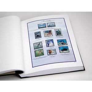 Nachtrag Jahr: 2022 - Åland (inkl. Frama) - Typ: DeLuxe - Blätter für Basisalbum, N°: 2022 Info, 1-B1-2, H1, F1 (6 Stk.) - Davo (2 Löcher)