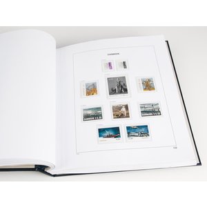 Supplement year: 2022 - Denmark - type: DeLuxe - sheets for Basic album, N°: 158-160, B49-50 (5 pcs.) - Davo (2 Holes)