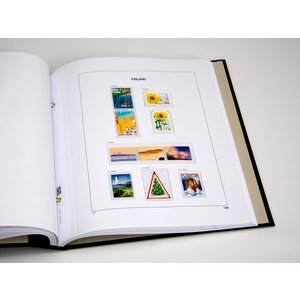 Supplement year: 2022 - Finland - type: DeLuxe - sheets for Basic album, N°: 151-153, B76, H72-73 (6 pcs.) - Davo (2 Holes)