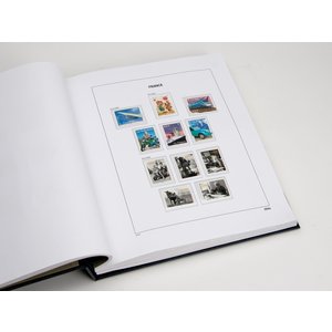 Nachtrag Jahr: 2022 - Frankreich - Typ: DeLuxe - Blätter für Briefmarken aus Blöcken, N°: 376a-376n (14 Stk.) - Davo (2 Löcher)