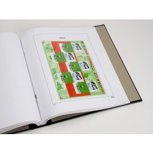 Supplement year: 2022 - France - sheet for Extra Blocks (1e), nr's: B226a-b, B231a, B234a (4 pcs.) - Davo, DeLuxe preprint sheets