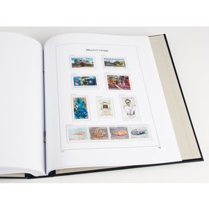 Supplément année: 2022 - Wallis et Futuna - type: DeLuxe - feuilles pour Album de base, N°: 93-94, B29 (3 pcs.) - Davo (2 Trous)