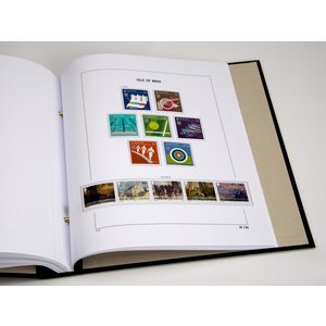 Supplement year: 2022 - Isle of Man - type: DeLuxe - sheets for Basic album, N°: M193-199, PG9-10 (9 pcs.) - Davo (2 Holes)