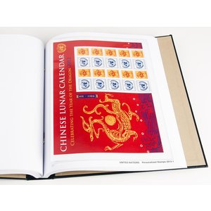 Supplement jaar: 2022 - U.N.O. - type: DeLuxe - bladen voor Persoonlijke Postzegels, N°: PS 2022-1-5 (5 st.) - Davo (2 Gats)