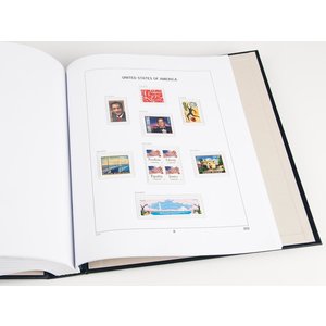 Supplement year: 2022 - United States - type: DeLuxe - sheets for Basic album, N°: 312-318, B83-84 (9 pcs.) - Davo (2 Holes)