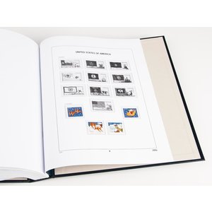Supplement year: 2022 - United States - type: DeLuxe - sheets for Stamps from Pairs, N°: 313a-314a, 316a, 317a, 318a (5 pcs.) - Davo (2 Holes)