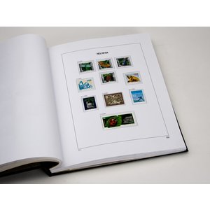 Supplement year: 2022 - Switzerland - type: DeLuxe - sheets for Basic album, N°: 214-218, B50-52 (8 pcs.) - Davo (2 Holes)