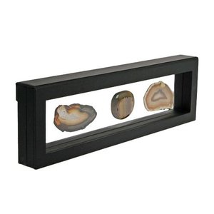 Cadre flottant, 3D - noir - dim: 295 x 95 x 25 mm.