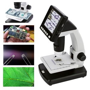 Digital Microscope 3.5", Magnification factor 10x - 500x