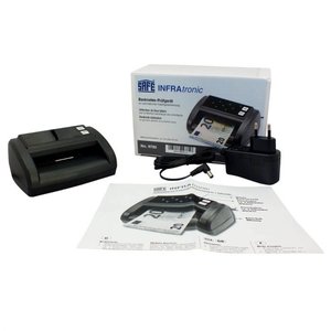 UV Tester (banknotes) INFRAtronic - Dim: 120 x 90 x 55 mm.