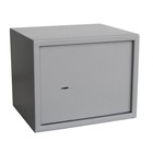 Safe, Tresor -   Mini - mit Schlüsselschloss - Grau - Abm: 310x200x200 mm. ■ pro Stk.