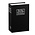 Safe, Book-vault XL with combination lock - Black with silver print - dim: 157x240x55 mm. ■ per pc.