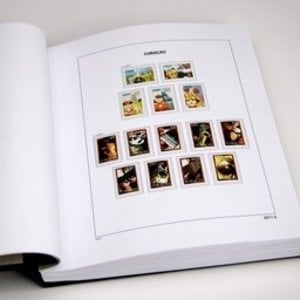 Nachtrag Jahr: 1985 - Niederländische Antillen - Typ: DeLuxe - Blätter für Basisalbum, N°: 62-64 (incl 64a) (4 Stk.) - Davo (2 Löcher)