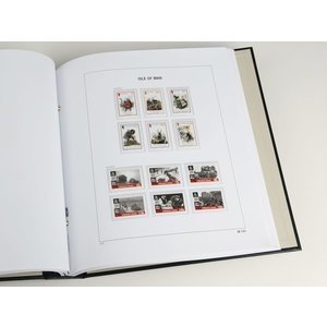 Davo de luxe pagee Île de Man page   MB9, l'année 1982-1984