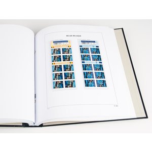 Feuille pré-imprimée N°: C  4 - Belgique - Album I - feuille pour Carnets (1c) - Période: 1975-1978 - Davo, DeLuxe Feuilles pré-imprimées