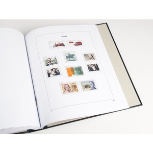 Pre-printed sheet N°: B 10 - Norway - Album III - sheet for Blocks - Year: 1981 - Davo, DeLuxe