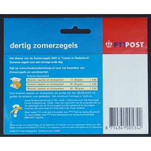 NVPH -  1970-1972, Mailer (Niederlande), Ausgegeben im Jahr:  2001, Postfrisch (MNH) - PTT Post