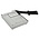 Guillotine, with a cutting length of 210 mm. Produced from metal and plastic - dim: 195 x 375 x 50 mm. ■ per  pc.