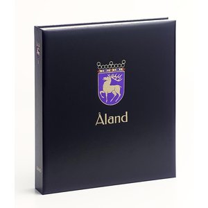 Album - Aland, jaren 2022-2024 - Deel   III - type DeLuxe - incl. bladen en cassette - Blauw - Davo (2 Gats)