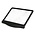 Reading Loupe, Magnification factor 3x - with LED (12x) - Dim: 230 x 180 x 30 mm. ■ per  pc.