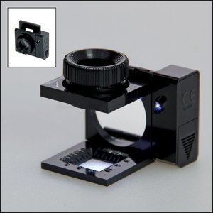 Safe  Fade counter with LED, lens  15 mm.