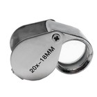 Safe, Precisie loupe, opvouwbaar - Lens 18 mm. Vergroting: 20x ■ per st.