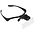 Safe, Lupenbrille mit LED, mit 5 austauschbaren Aufsteckgläsern - Vergrößerung: 1x/1,5x/2x/2,5x/3,5x ■ pro Stk.