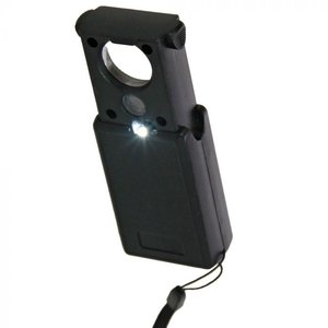 Pocket Multimagnifier (4 functions), Magnification factor 30x / 60x, Lens diameter Ø 21 mm.