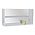 Safe, Acryl, Vitrine met schuifdeur, Medium - 2 vakken - Transparant - afm: 580x160x310 mm. ■ per st.