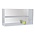 Safe, Acrylic, Display case with sliding door, Medium - 2 compartments - Transparent - dim: 580x160x310 mm. ■ per pc.
