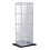 Acrylic, Display case, Tower with sliding door and mirror back wall - dim: 210 x 155 x 605 mm.
