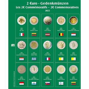 Safe Premium Coin album, 2 Euro coins, part B1 years 2004 - 2010