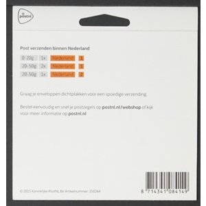 NVPH -  3272.w1, Mailer (Nederland), Uitgegeven in het jaar:  2020, Postfris (MNH) - PostNL