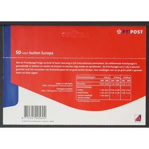 NVPH -  1993.a, Mailer (Netherlands), Issued in the year:  2001, Mint Not Hinghed (MNH) - PTT Post