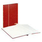 Standaard, Einsteckalbum A4 - 16 seiten (weiß)  10 Streifen - Rot - Abm: 230x305x20 ■ pro Stk.