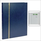Luxus, Album de stockage A4 - 16 pages (blanc)  10 bandes - Bleu - dim: 230x305x22 ■ par pc.