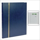 Luxus, Insteekalbum A4 - 16 bladzijden (witte)  10 stroken - Blauw - afm: 230x305x22 ■ per st.