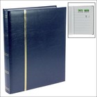 Luxus, Album de stockage A4 - 48 pages (blanc)  10 bandes - Bleu - dim: 230x305x47 ■ par pc.
