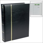 Luxus, Album de stockage A4 - 48 pages (blanc)  10 bandes - Noir - dim: 230x305x47 ■ par pc.